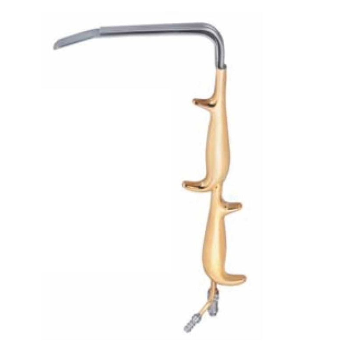 Tebbetts Breast Augmentation Fiber Optic Retractor,  With Double Handle and Smooth End