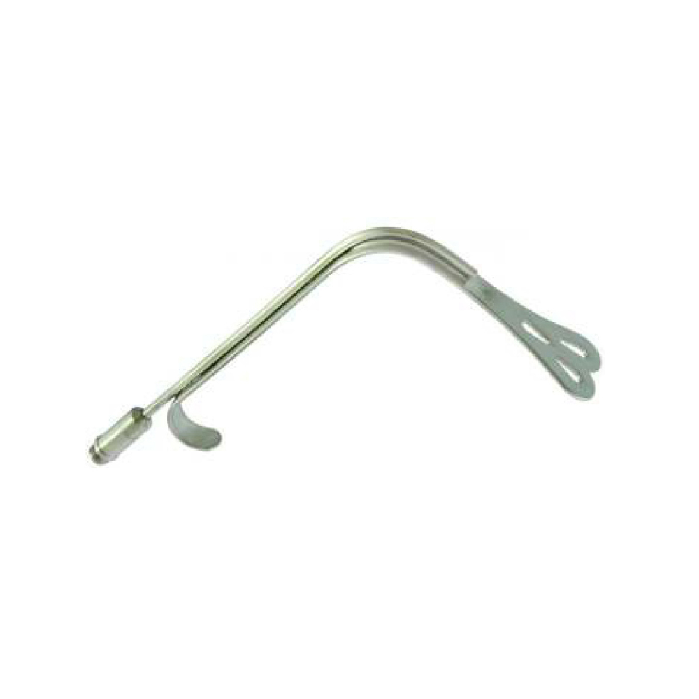 WIEDER BREAST AND FACIAL RETRACTOR / TONGUE  DEPRESSOR, WITH FIBER OPTIC LIGHT GUIDE