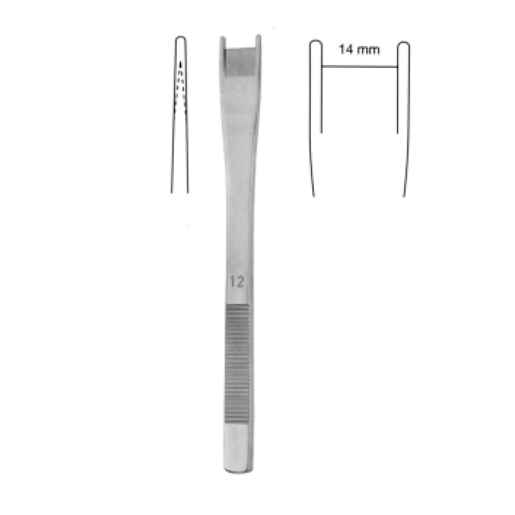 CINELLI GUARDED OSTEOTOME, 16CM