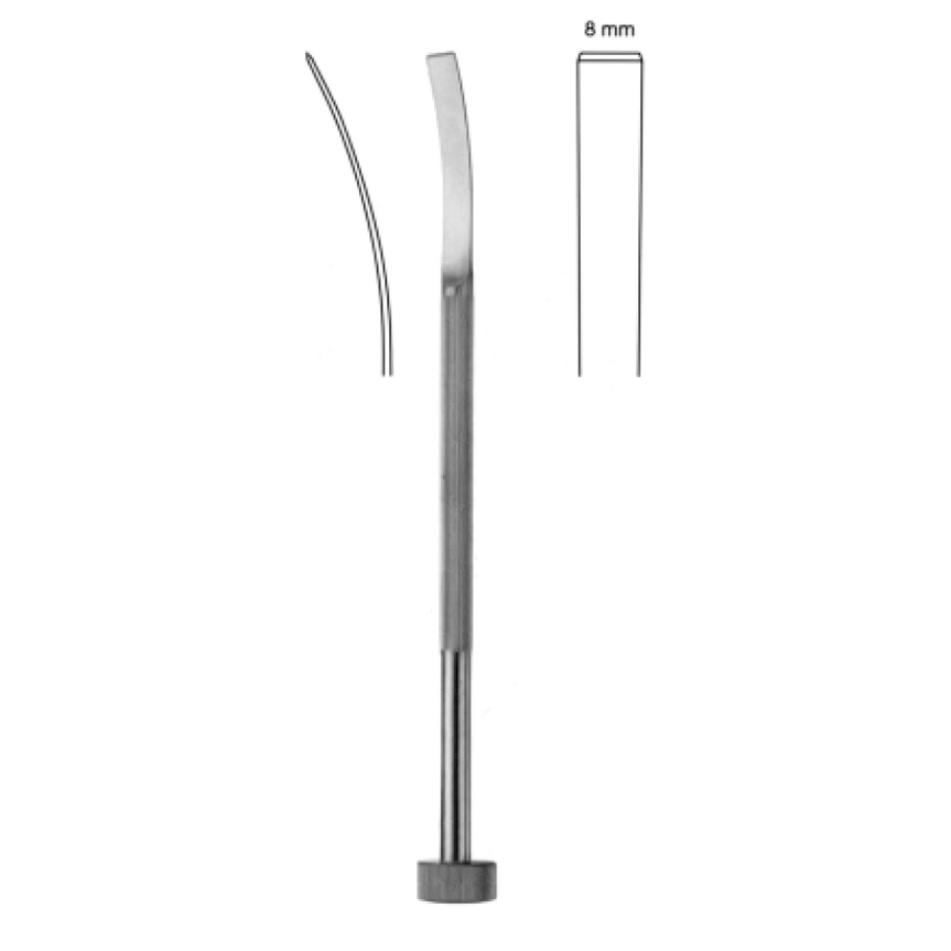 OBWEGESER FLEXIBLE OSTEOTOME,  21CM