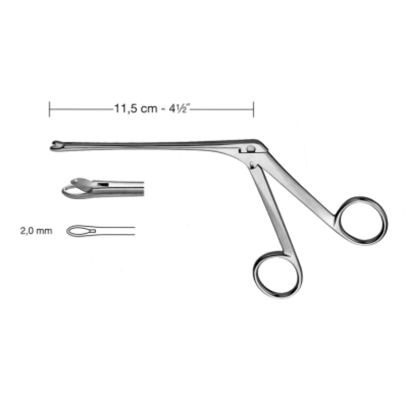 WEIL BLAKESLEY FORCEPS,  THROUGHCUT