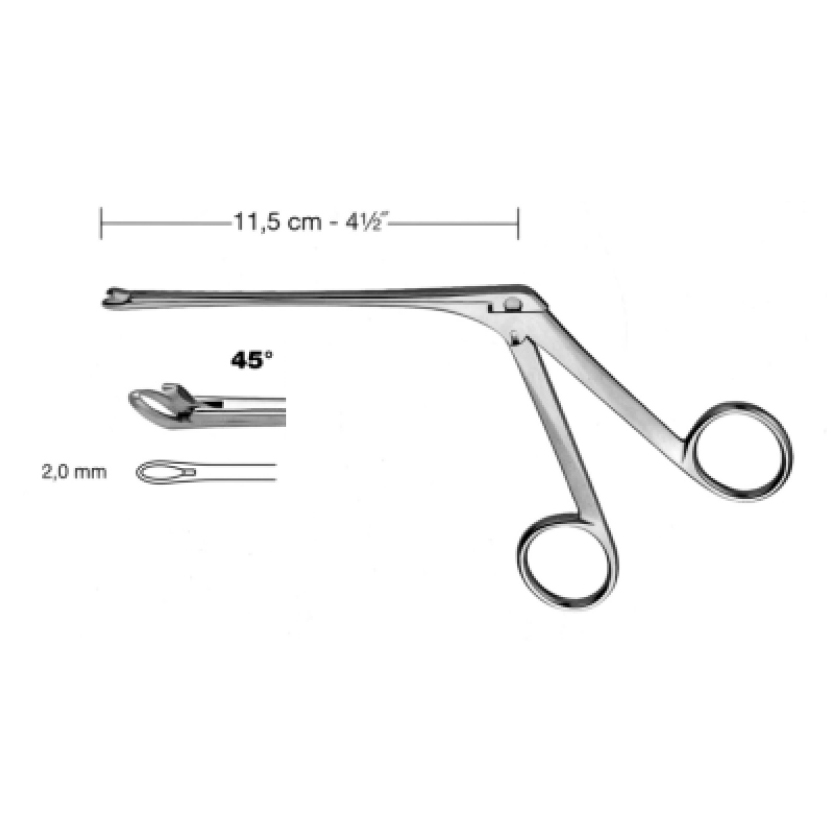 WEIL BLAKESLEY FORCEPS,  THROUGHCUT