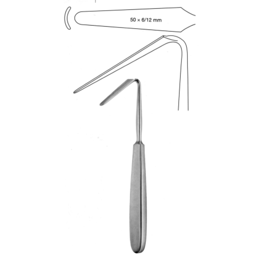 GUBISCH AUFRICHT NASAL RETRACTOR, 17CM