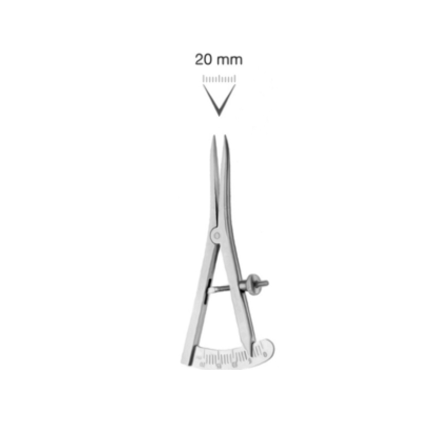 CASTROVIEJO CALIPER, 8CM