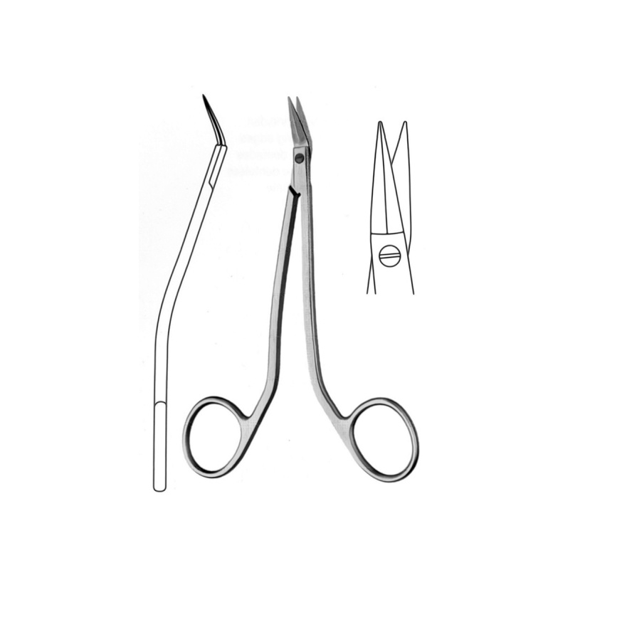 WALTER DORSAL SCISSORS 14CM, ANGULAR